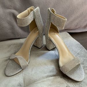 Windsor rhinestone heels